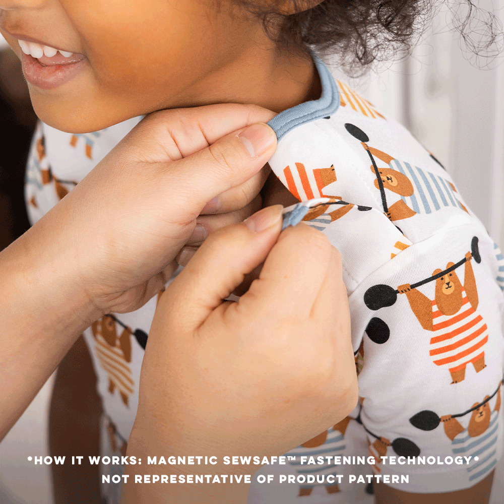 Short Sleeve Magnetic Pajama Set | A Putt Above