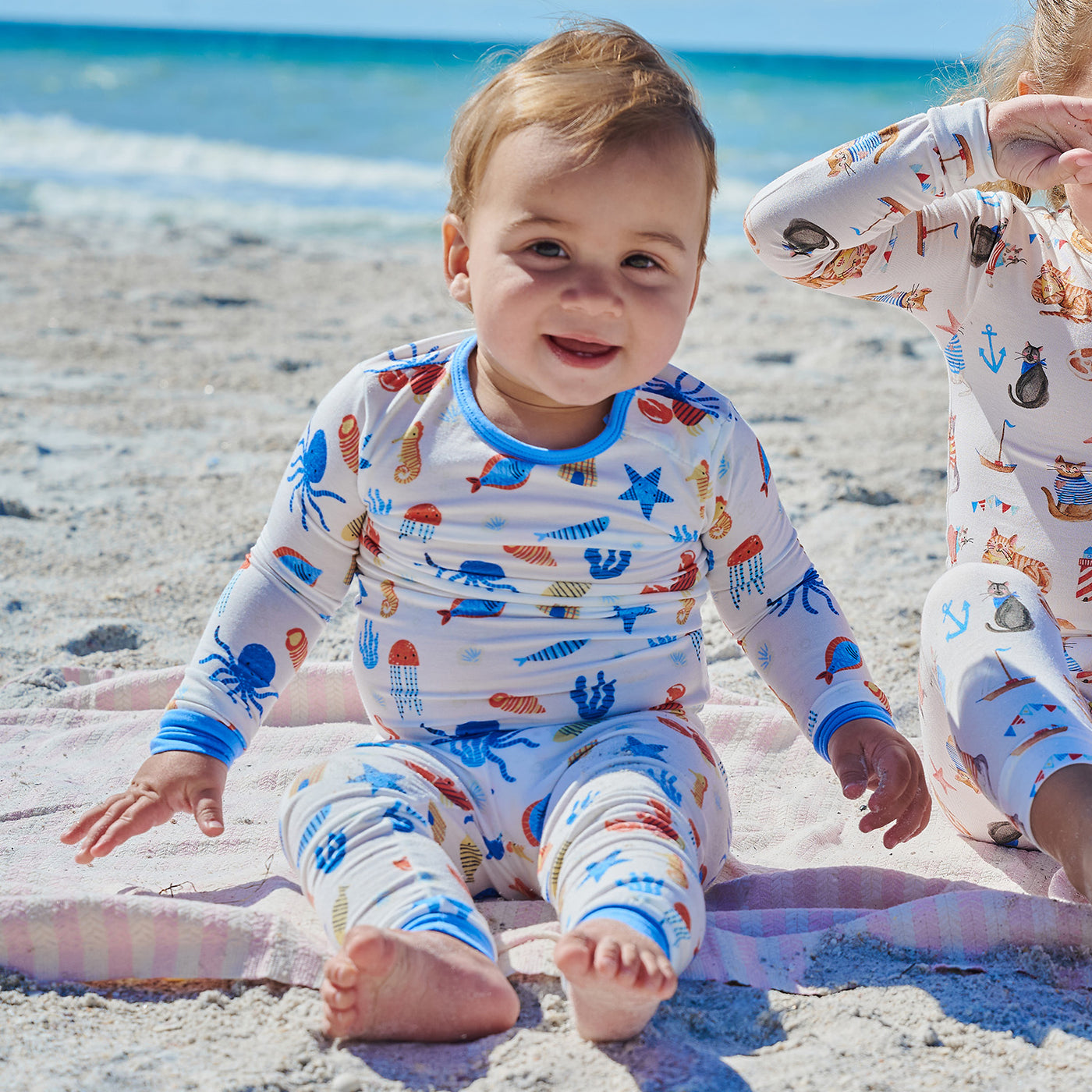 Magnetic Me Long Sleeve PJ Set | Deep Chic Blue