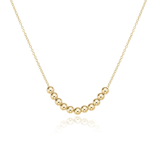 16" Necklace Gold | Classic  Beaded Bliss