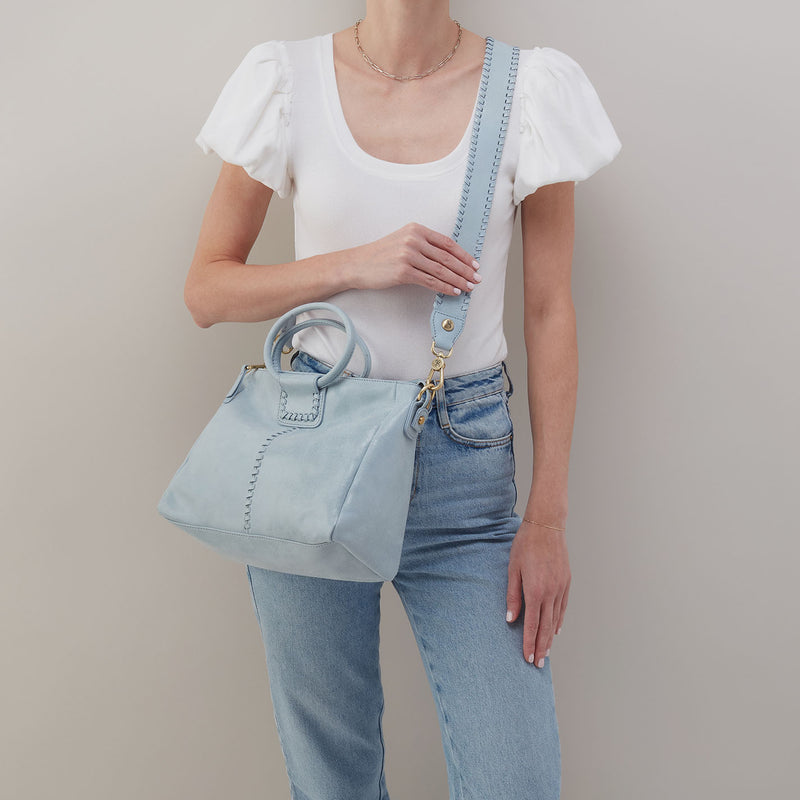 Sheila | Medium Satchel | Sky