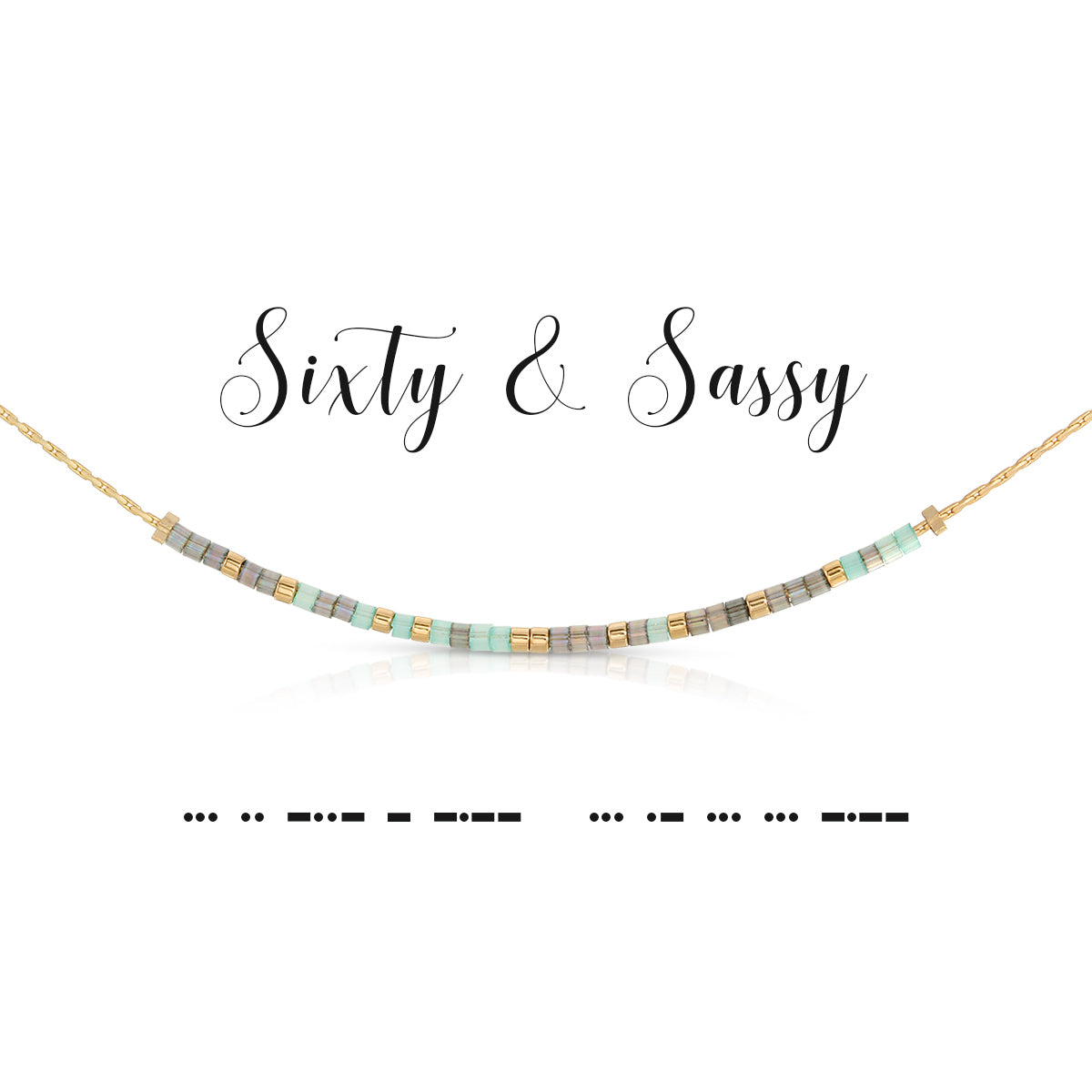 Dot and Dash Necklace - Sixty & Sassy
