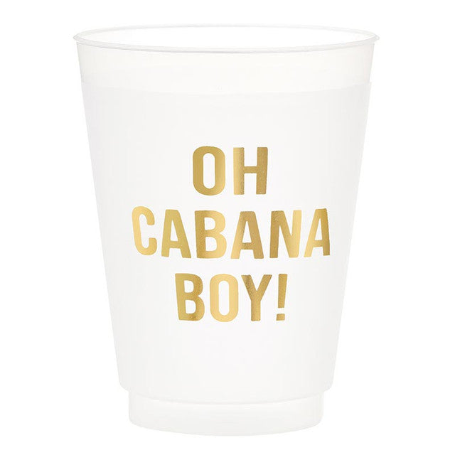 Frosted Party Cups | Oh Cabana Boy