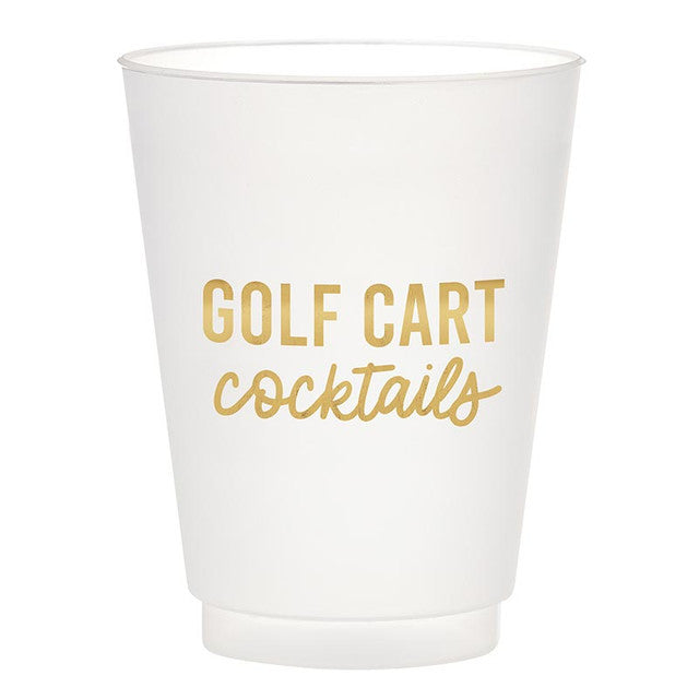 Frosted Party Cups | Golf Cart Cocktails