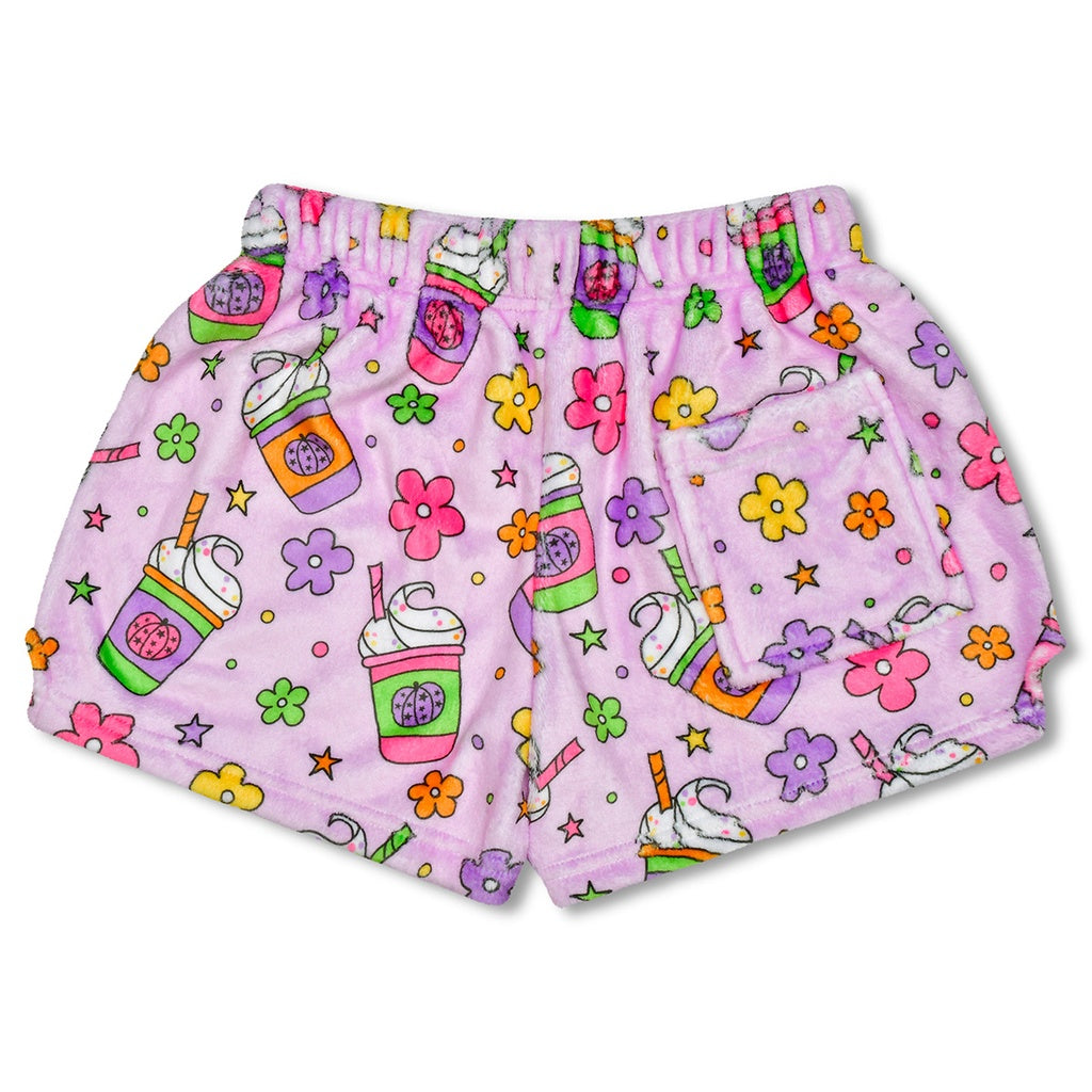 Plush Shorts | Pumpkin Lattes