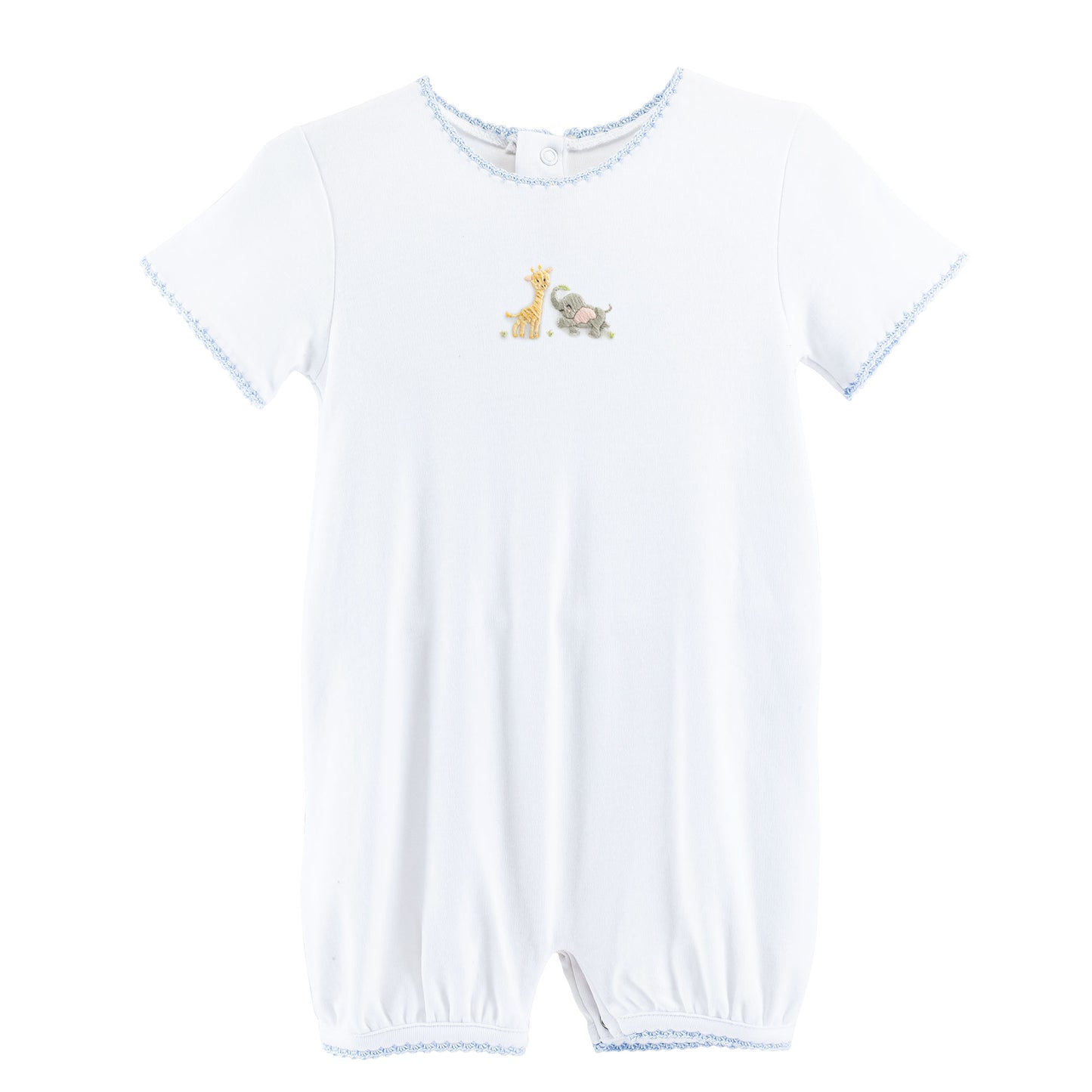 Embroidered Romper - Safari Adventure