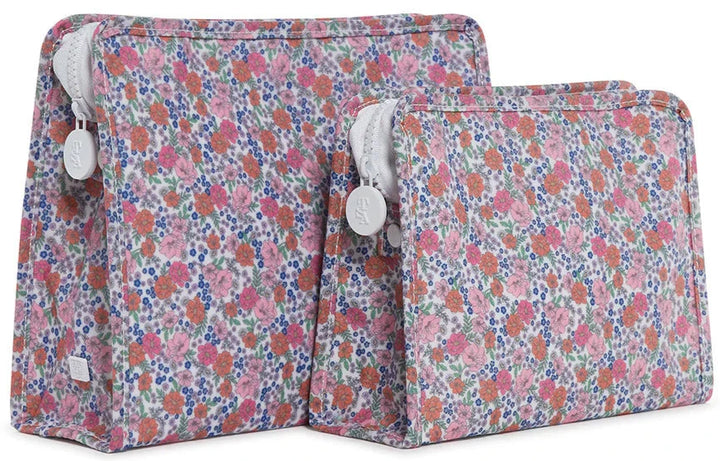 Small Roadie Zip Pouch | Garden Floral