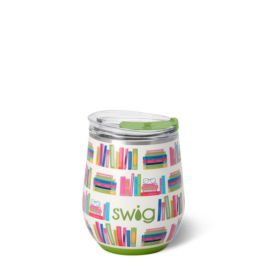 12oz Stemless Wine Cup | Book Club