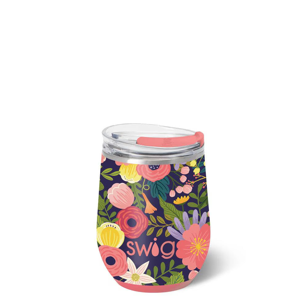 12oz Stemless Wine Cup | Secret Garden
