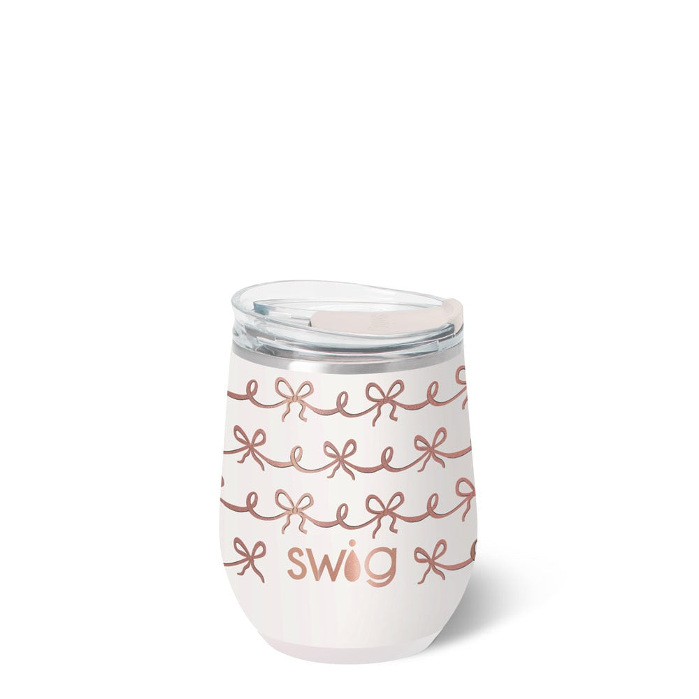 12oz Stemless Wine Cup | Pretty in Pink