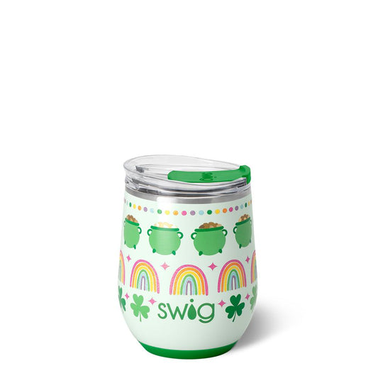 12oz Stemless Wine Cup | Lucky Charm