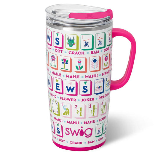 22oz Travel Mug | Mahjong