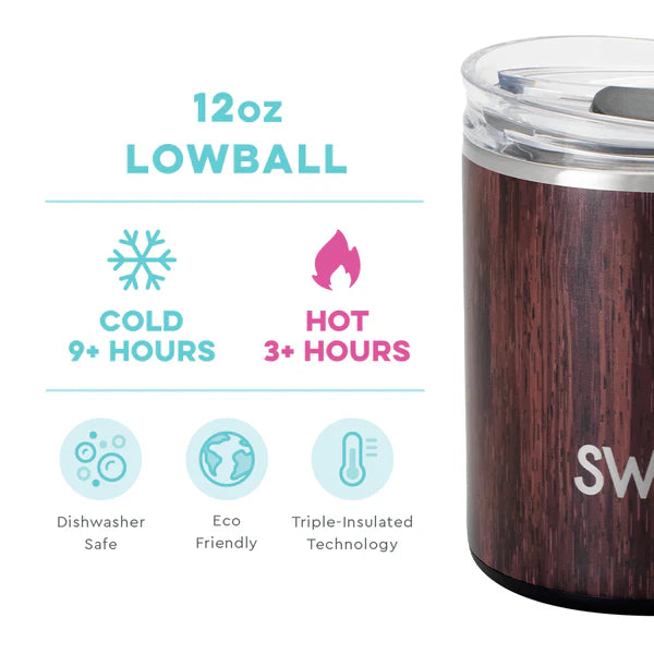 Lowball Tumbler | 12oz | Bourbon Barrel