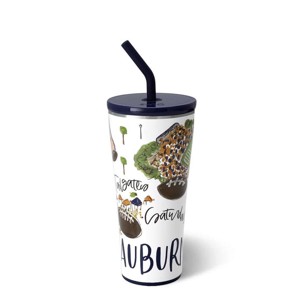 32oz Straw Tumbler | Gameday | Auburn