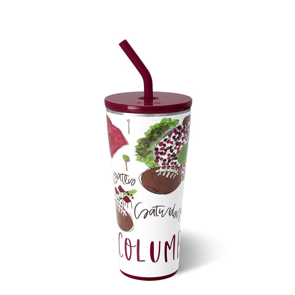 32oz Straw Tumbler | Gameday | Columbia, SC
