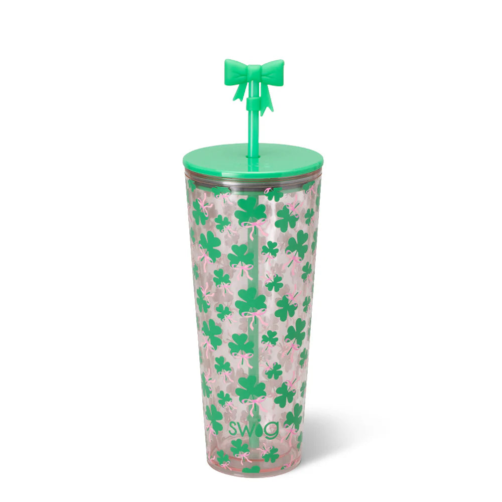 24oz Plastic Tumbler | Clover Crush