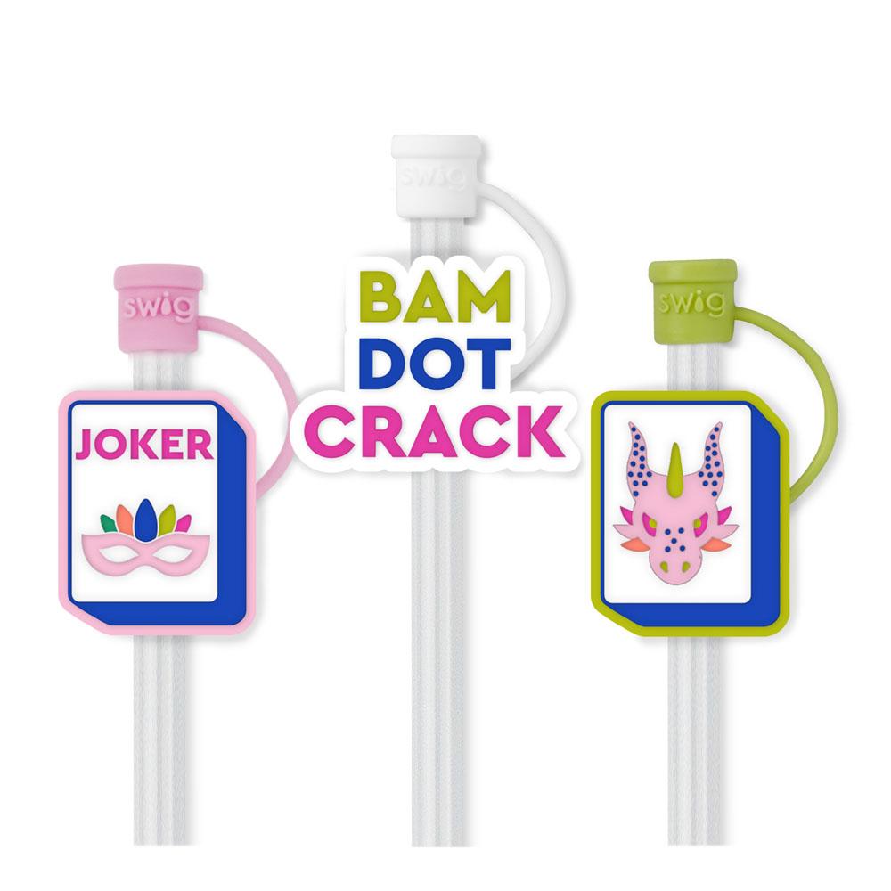 Straw Topper Set | Mahjong