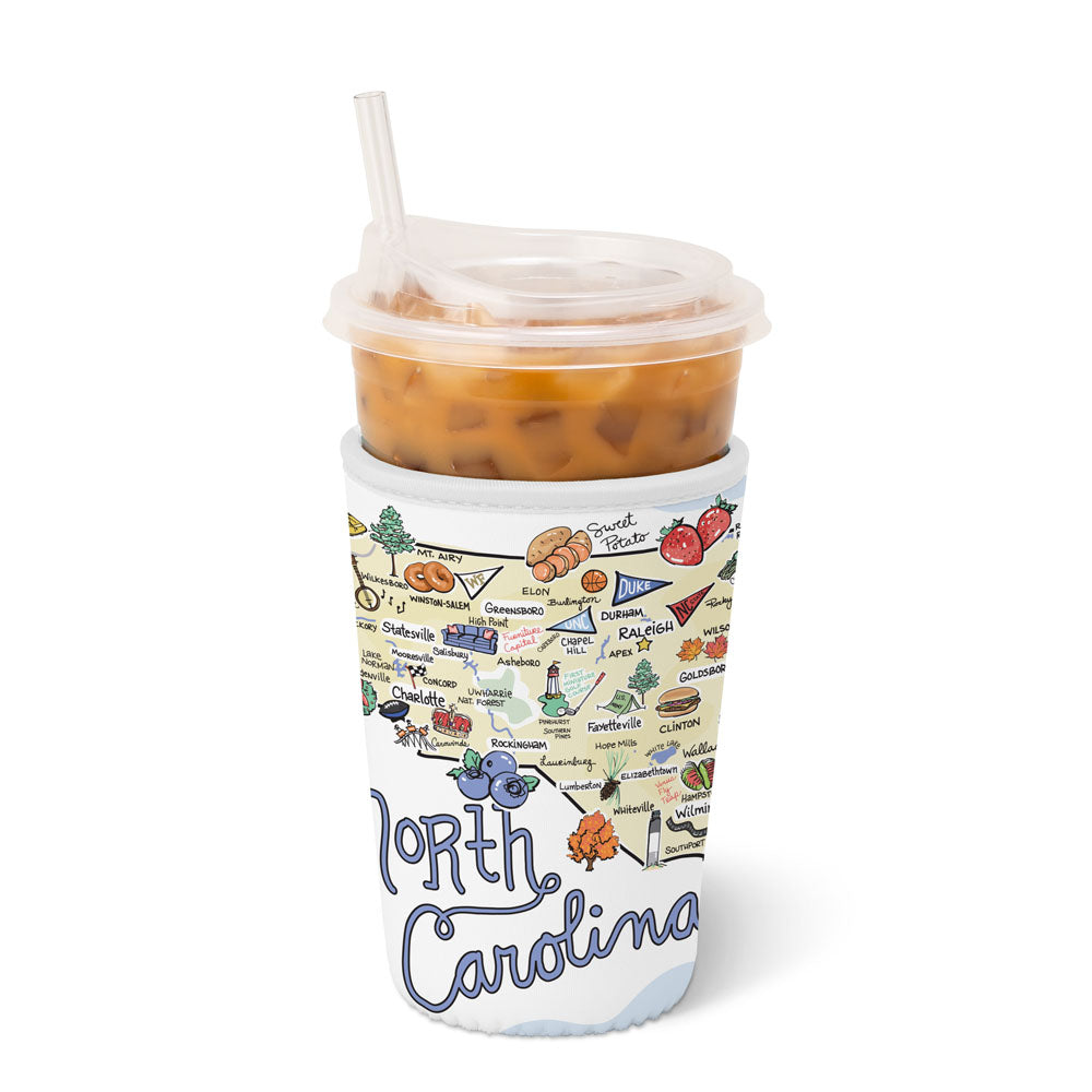 22oz Iced Cup Coolie | North Carolina