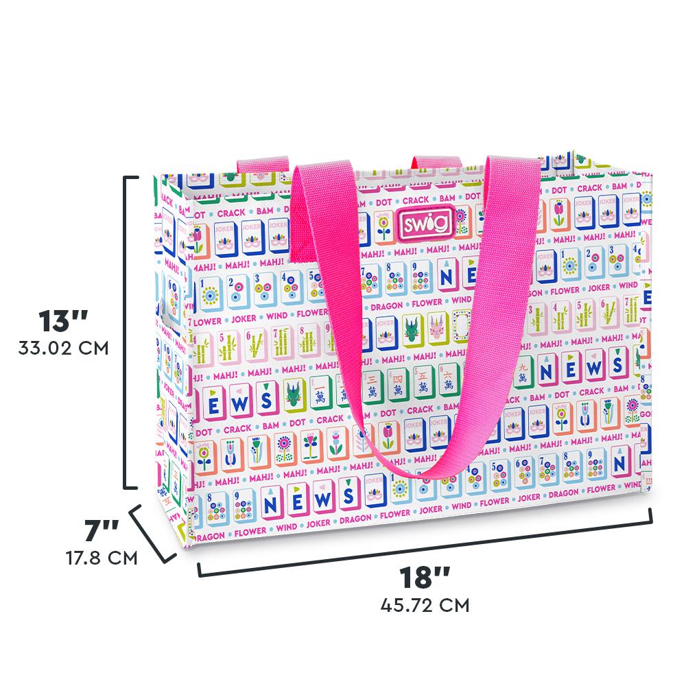 Large Reusable Gift Bag | Mahjong