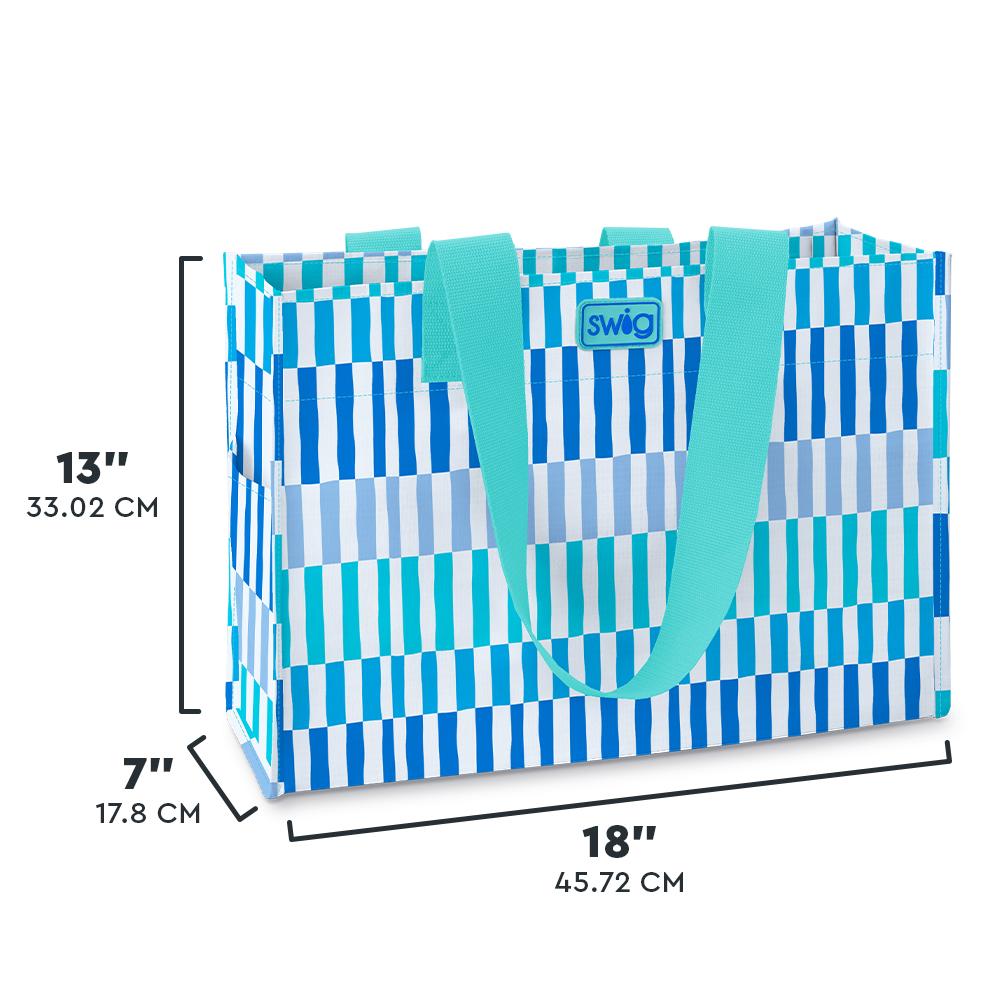 Large Reusable Gift Bag | Glacier Stripe