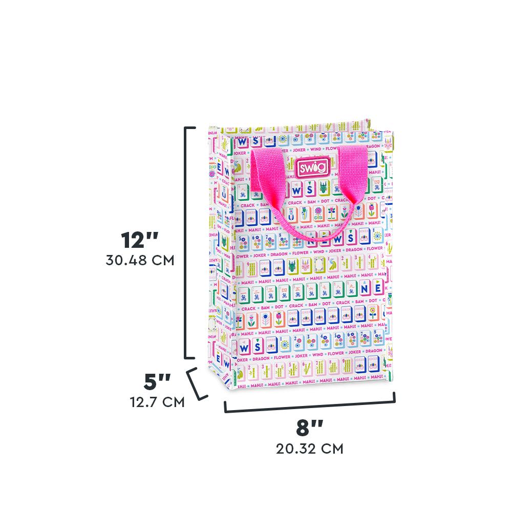 Tall Reusable Gift Bag | Mahjong