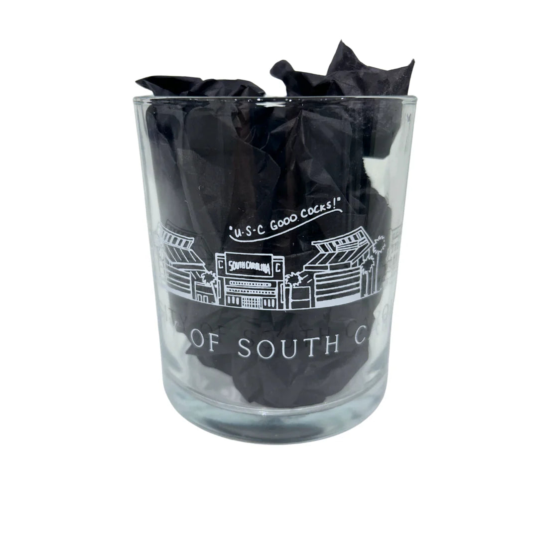 Double Old Fashioned Glass | South Carolina Skyline