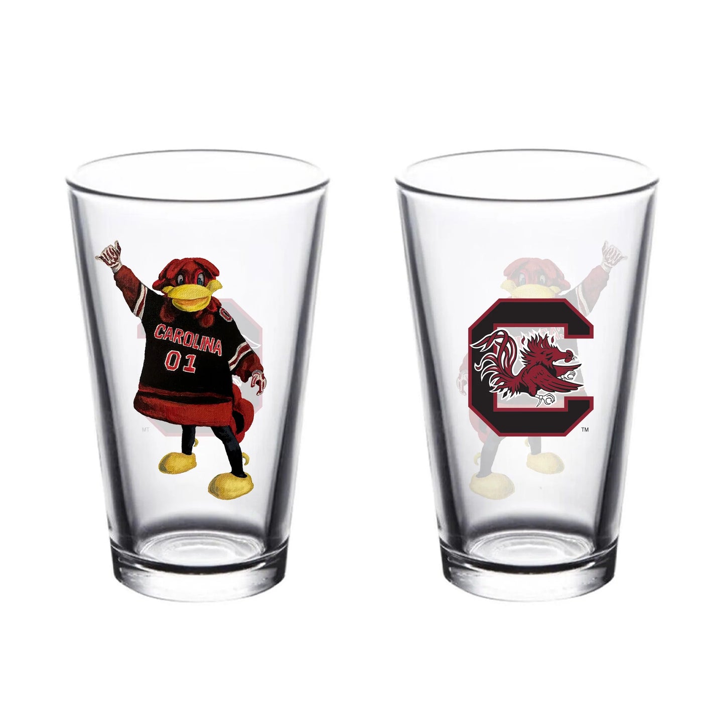 Pint Glass | South Carolina Mascot