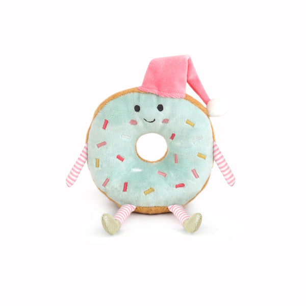 Mint Donut Claus Plush