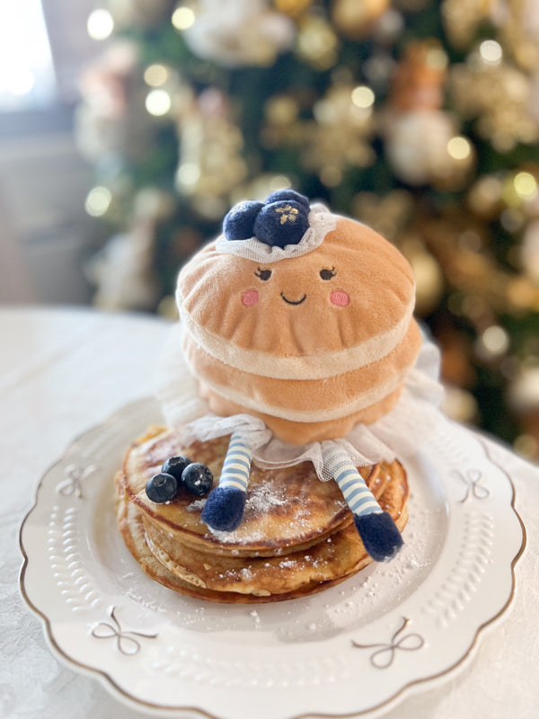 Blue Pretty Pancake Plush