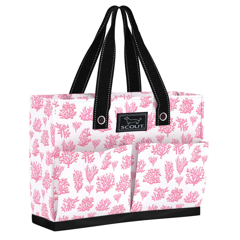 Uptown Girl | Pocket Tote Medium | Floral Reef