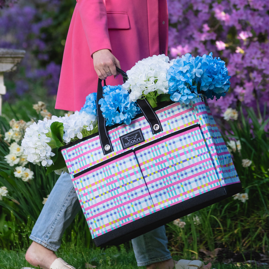 The BJ Bag | Large Pocket Tote | Pretty in Picnic