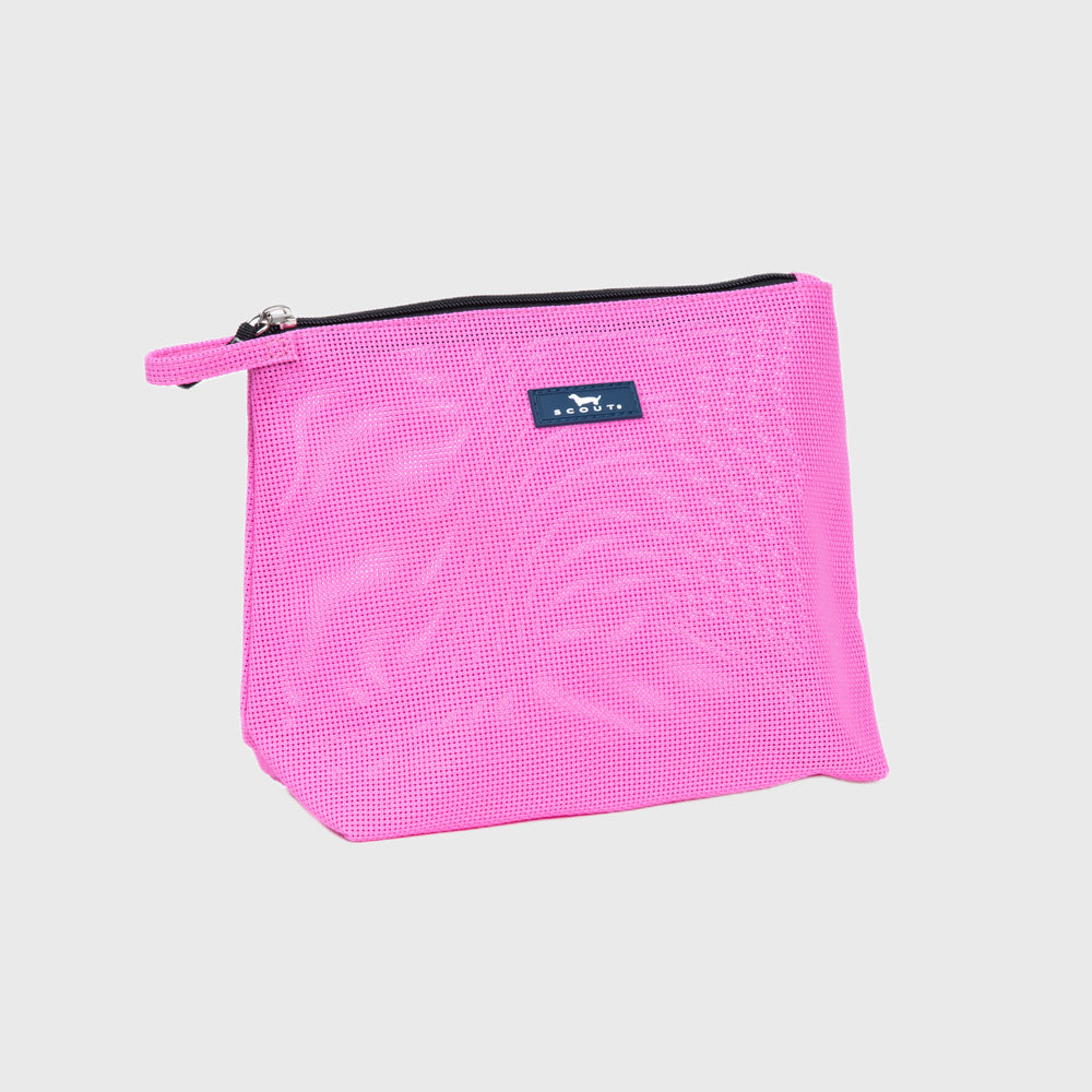 Go Getter | Medium Woven Pouch | Red Violet