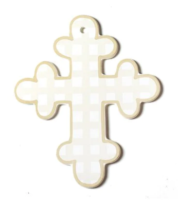 Gingham Cross (10”) - Neutral