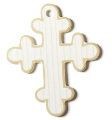 Pinstripe 6" Cross - Neutral