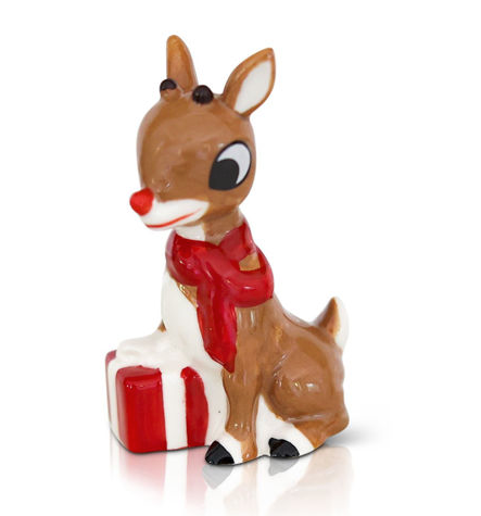 Nora Fleming Mini - Rudolph the Red-Nosed Reindeer
