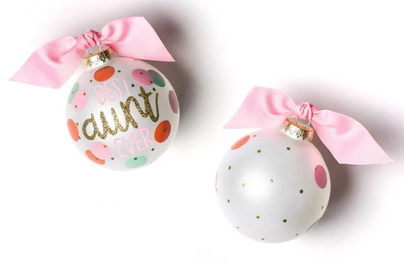 Glass Ornament | Best Aunt Ever