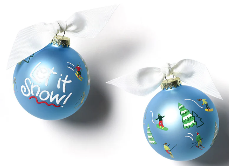 Glass Ornament | See You on the Slopes