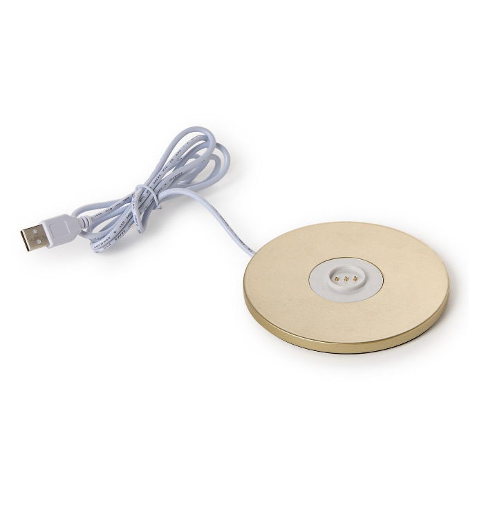 LED Cordless Table Lamp | Gold Beaded