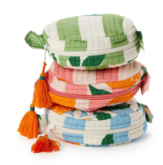 Round Zip Pouch | Assorted Colors