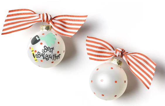 Glass Ornament | Babysitter