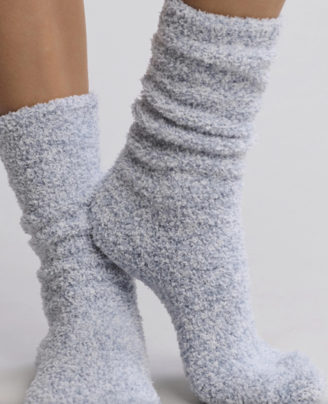 CozyChic® Heathered Socks | Snow Drop