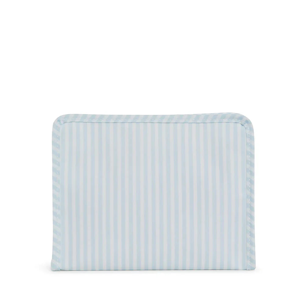 Small Roadie Zip Pouch | Pimlico Stripe Blue