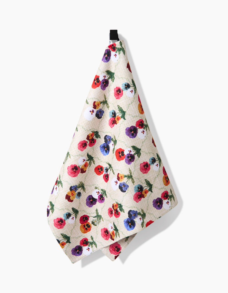 Tea Towel | Bunch of Pansies