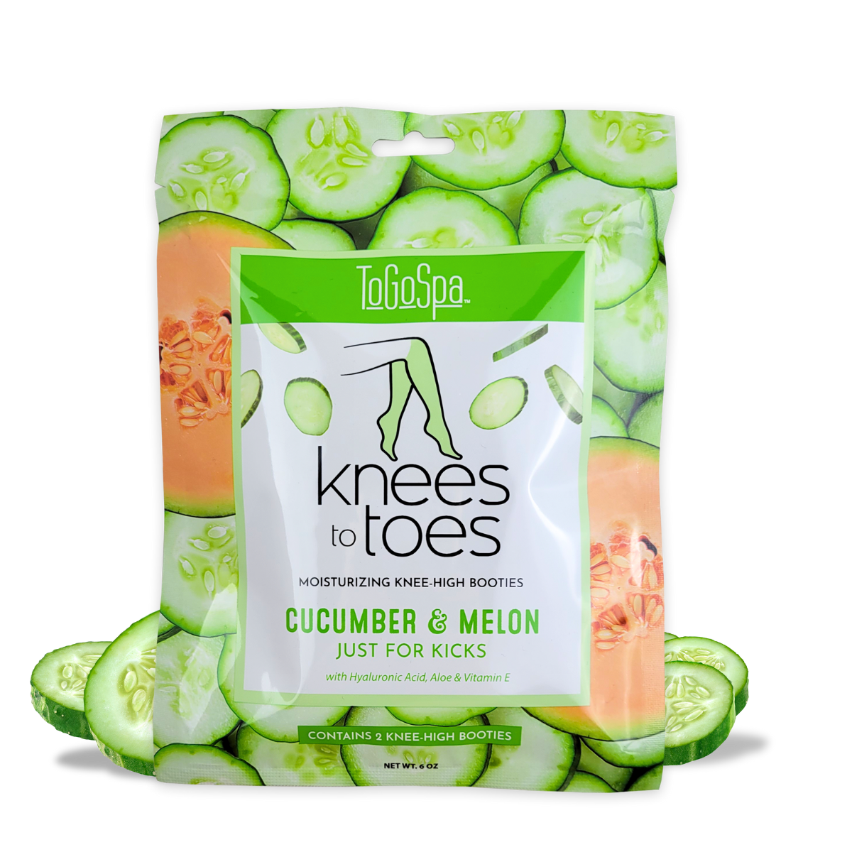 Moisturizing Knee-High Booties | Cucumber & Melon