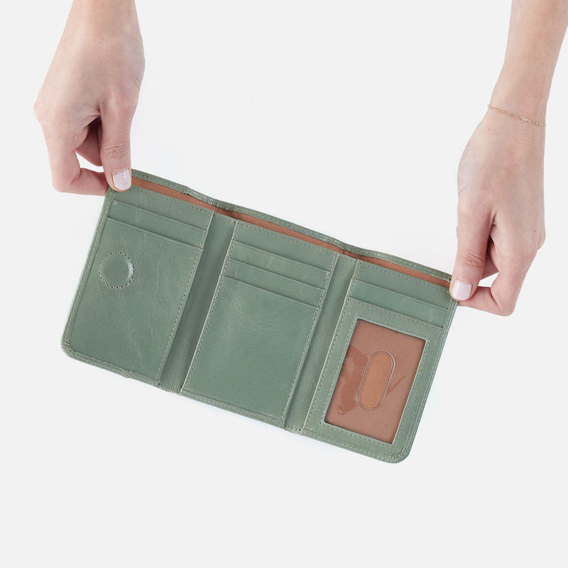 Jill | Trifold Wallet | Jade