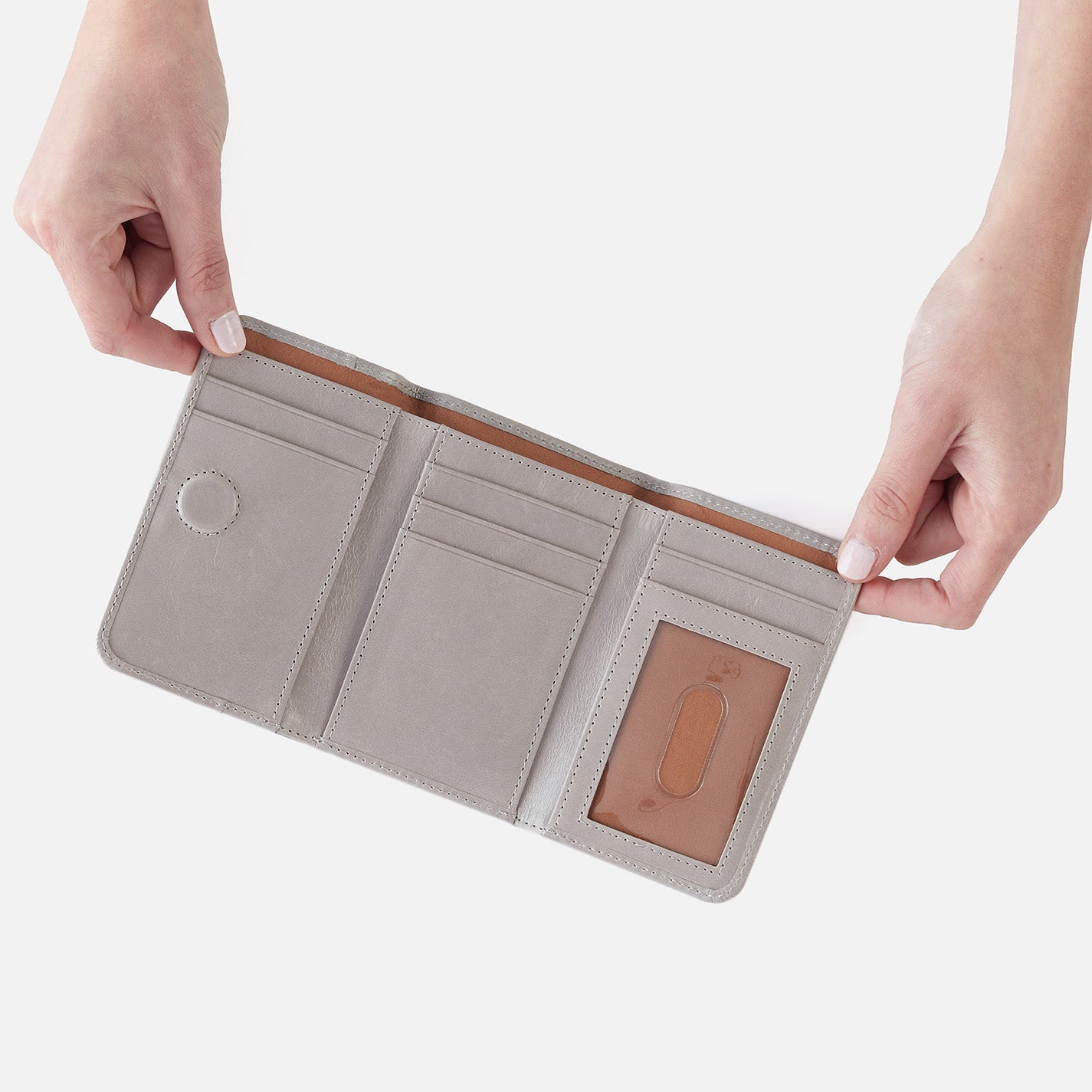 Jill | Trifold Wallet | Light Grey