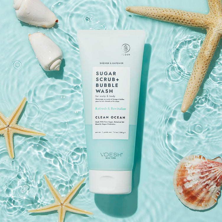 Sugar Scrub + Bubble Wash | Clean Ocean