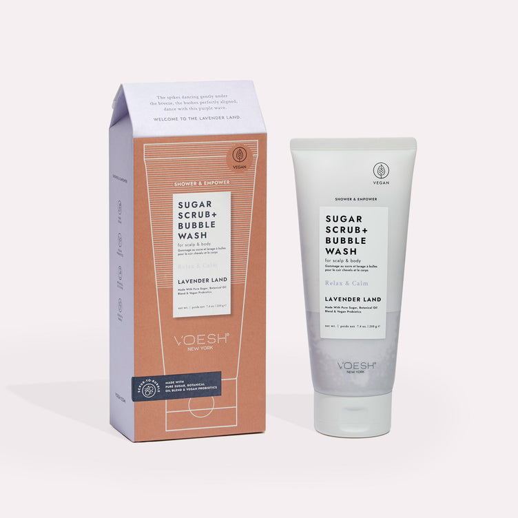 Sugar Scrub + Bubble Wash | Lavender Land