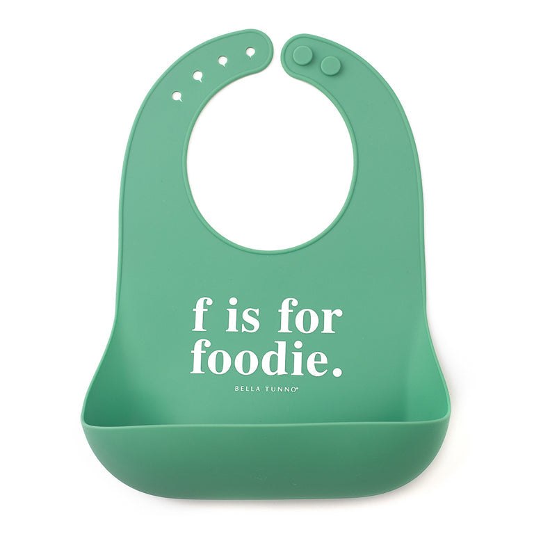 Wonder Bib - F is for Foodie.