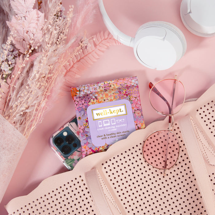 Screen Cleansing Towelettes | Flower Power