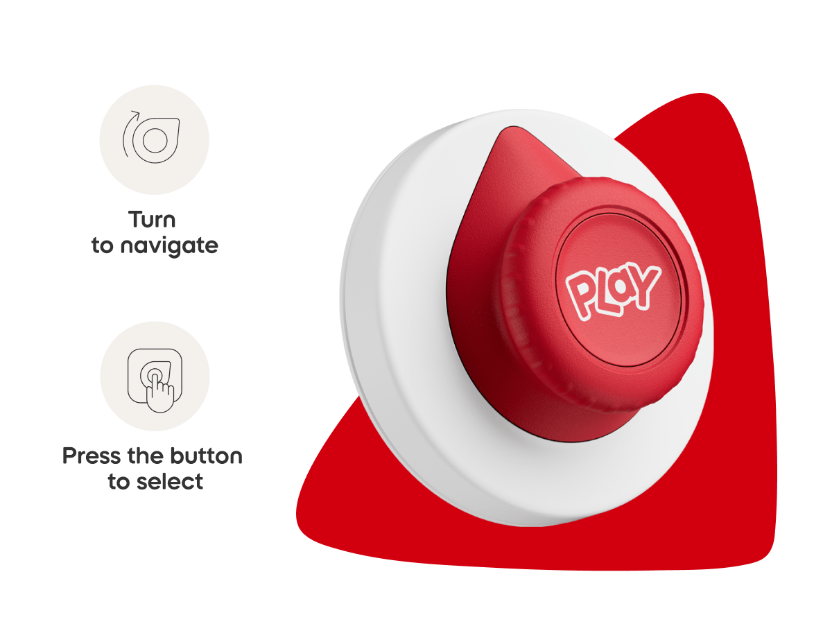 Disney Winnie the Pooh Toniebox 2 Full Play Set - Sunset Red